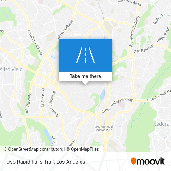 Oso Rapid Falls Trail map