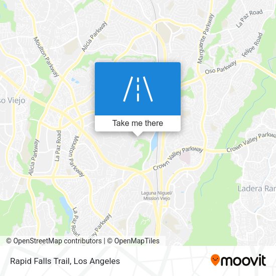 Rapid Falls Trail map