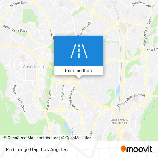 Mapa de Red Lodge Gap