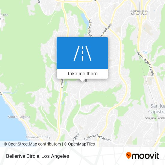 Bellerive Circle map