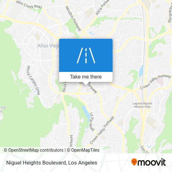 Mapa de Niguel Heights Boulevard