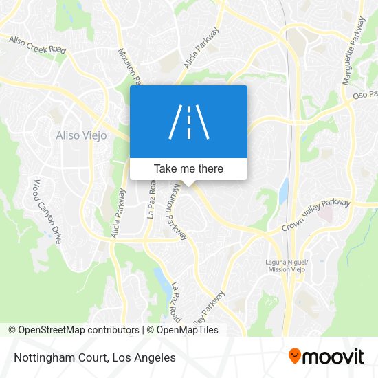 Mapa de Nottingham Court