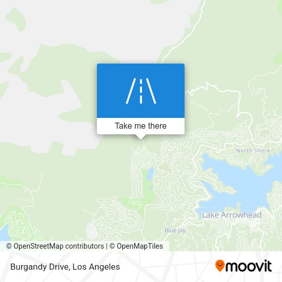 Mapa de Burgandy Drive