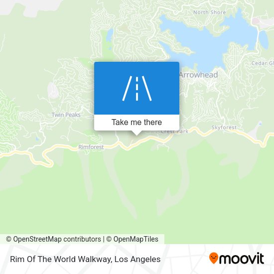 Rim Of The World Walkway map