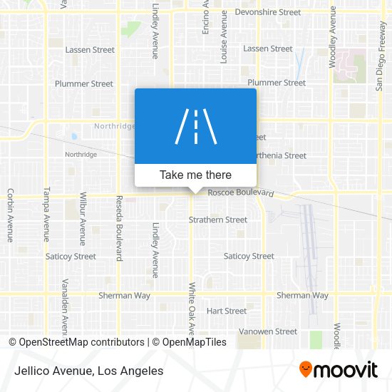 Mapa de Jellico Avenue