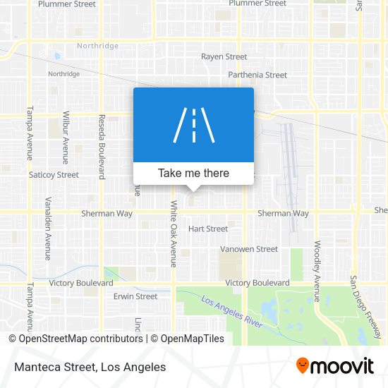Mapa de Manteca Street