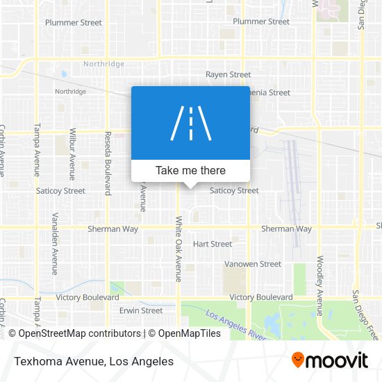 Mapa de Texhoma Avenue