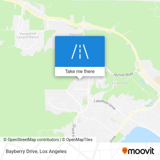 Mapa de Bayberry Drive