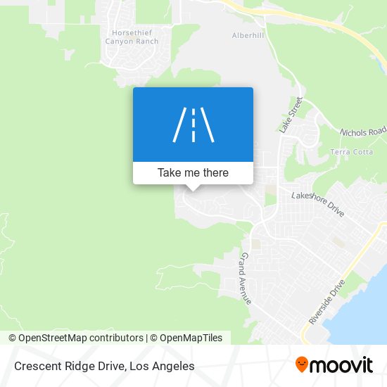 Crescent Ridge Drive map