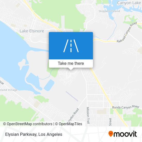 Elysian Parkway map