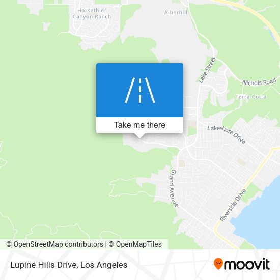 Lupine Hills Drive map