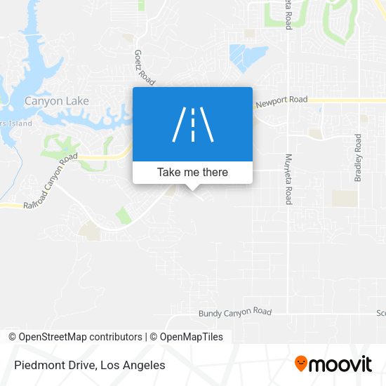 Mapa de Piedmont Drive