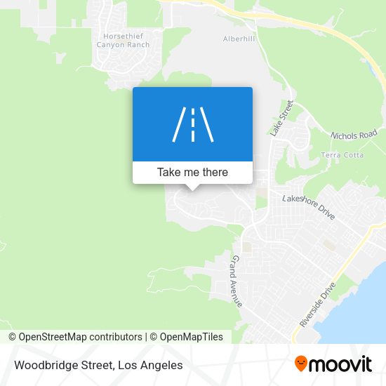 Mapa de Woodbridge Street