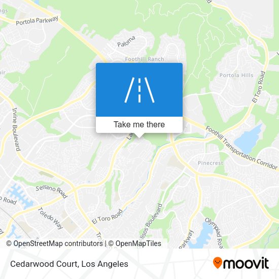 Mapa de Cedarwood Court