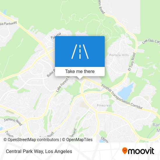 Mapa de Central Park Way