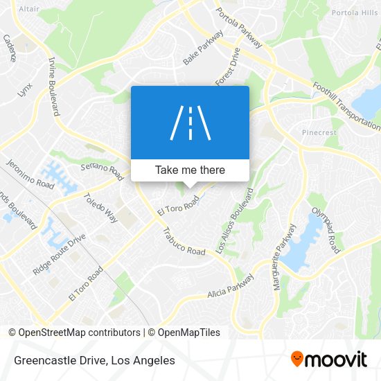 Greencastle Drive map
