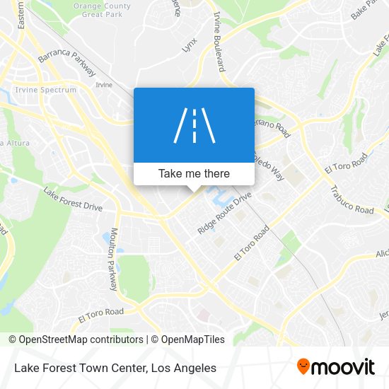 Mapa de Lake Forest Town Center