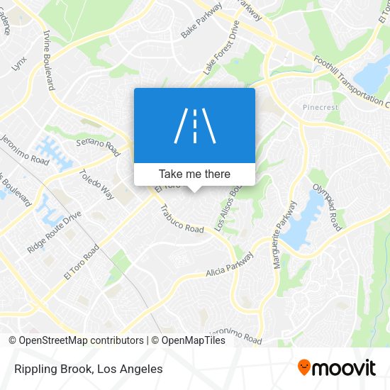 Rippling Brook map