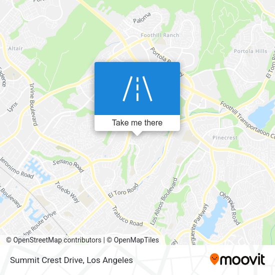 Mapa de Summit Crest Drive