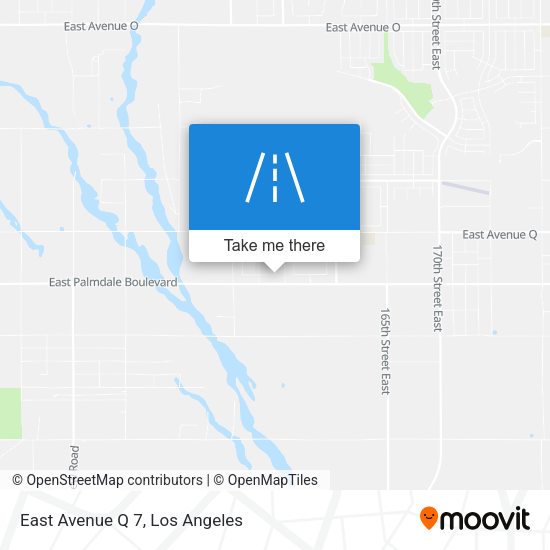 East Avenue Q 7 map
