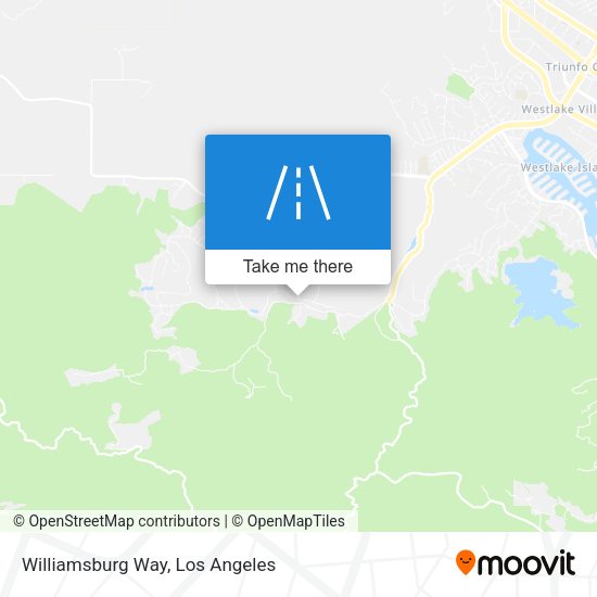 Williamsburg Way map