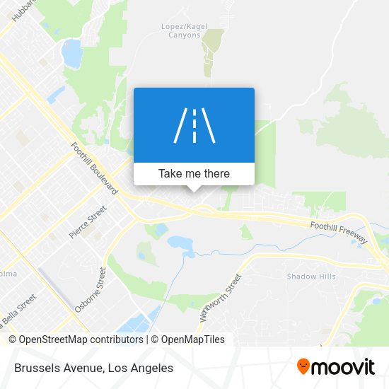 Brussels Avenue map