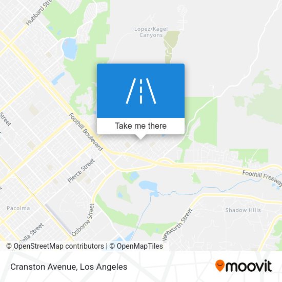 Mapa de Cranston Avenue
