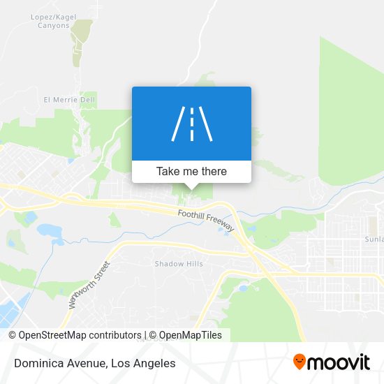 Mapa de Dominica Avenue