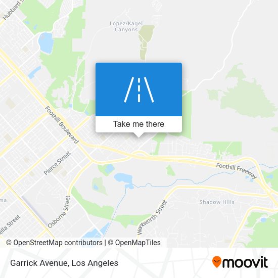 Mapa de Garrick Avenue
