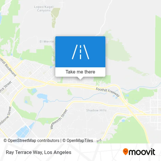 Ray Terrace Way map