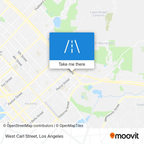 Mapa de West Carl Street