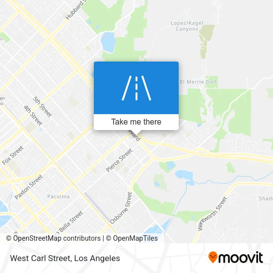 Mapa de West Carl Street