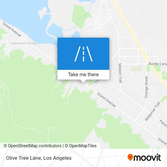 Mapa de Olive Tree Lane