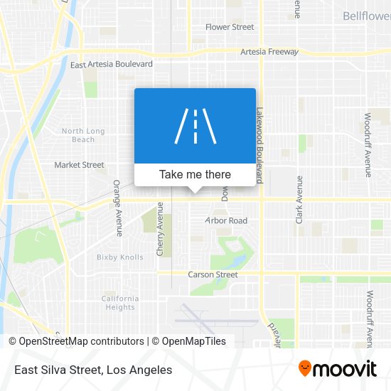 East Silva Street map