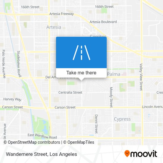 Mapa de Wandemere Street
