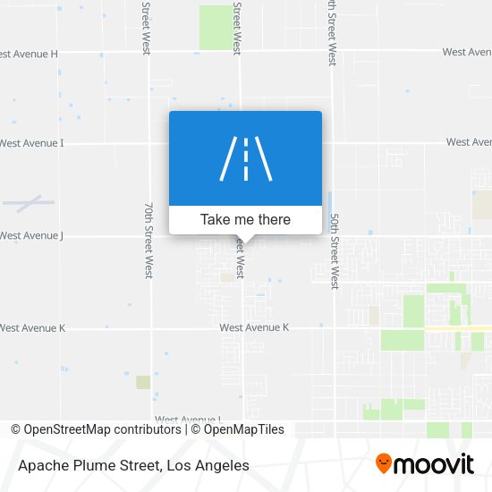 Apache Plume Street map