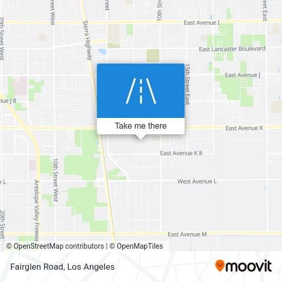 Mapa de Fairglen Road
