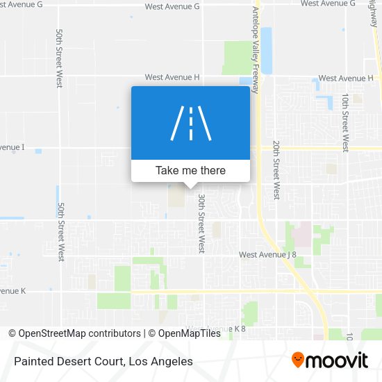 Painted Desert Court map