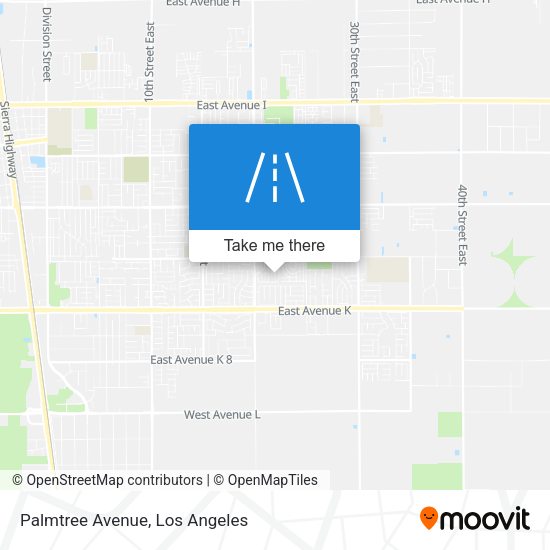 Palmtree Avenue map