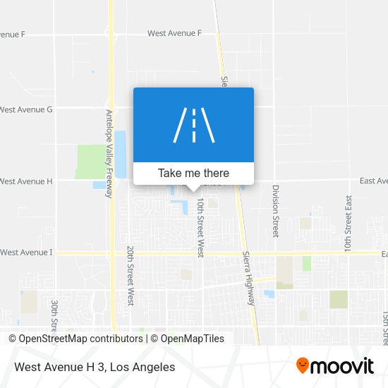 West Avenue H 3 map