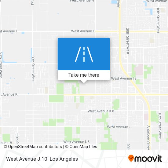 West Avenue J 10 map