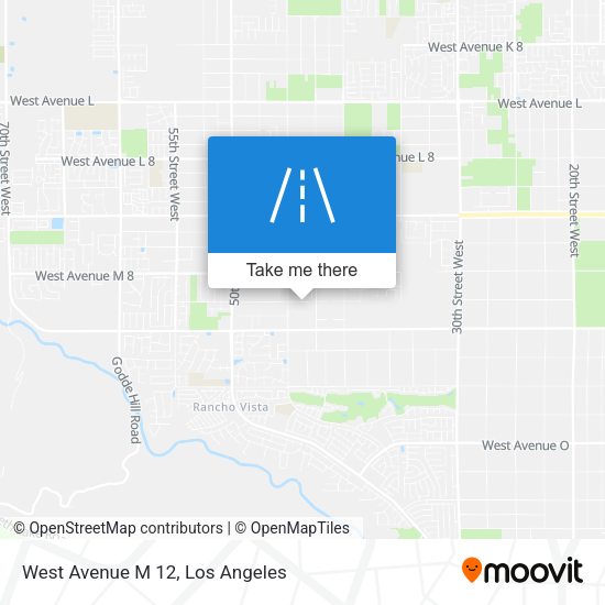 West Avenue M 12 map
