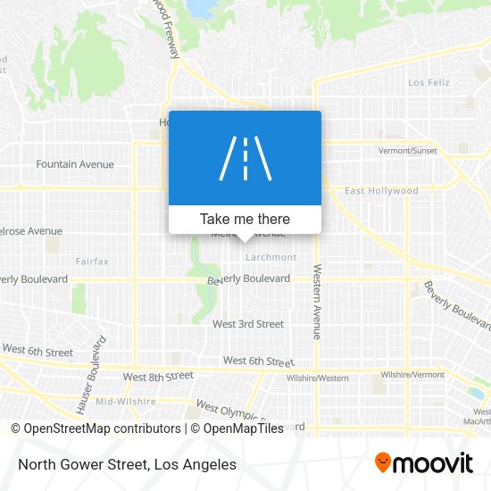 North Gower Street map