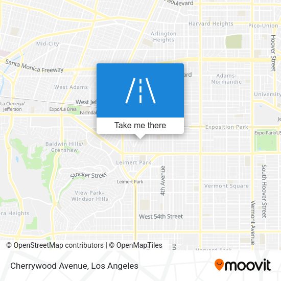 Cherrywood Avenue map