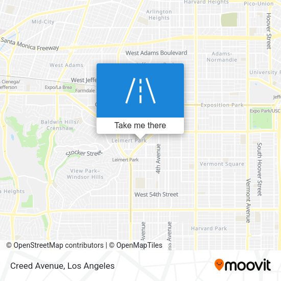 Mapa de Creed Avenue