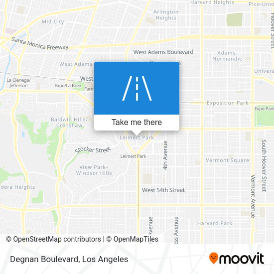 Mapa de Degnan Boulevard