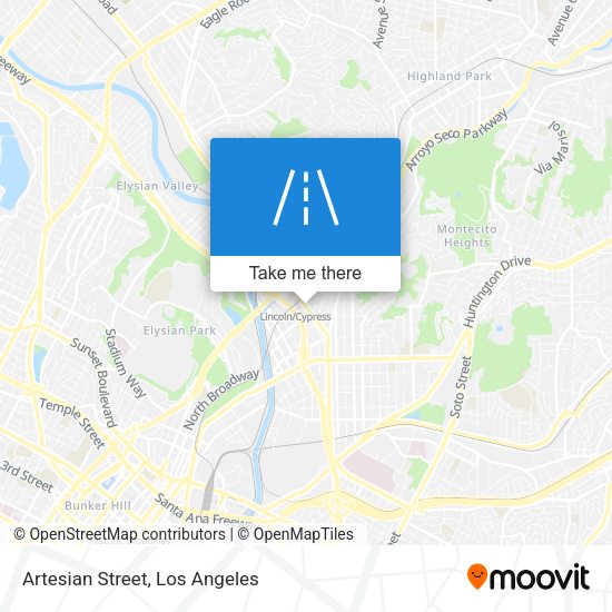Mapa de Artesian Street