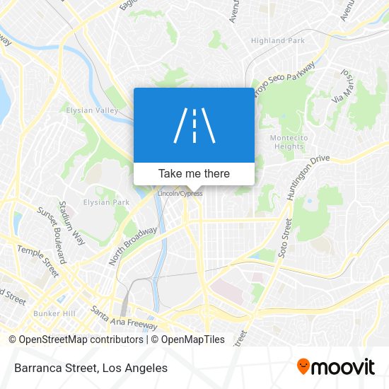Barranca Street map
