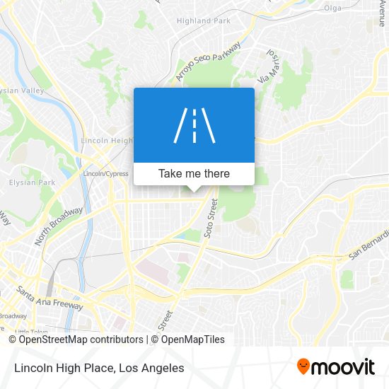 Mapa de Lincoln High Place