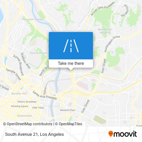 South Avenue 21 map